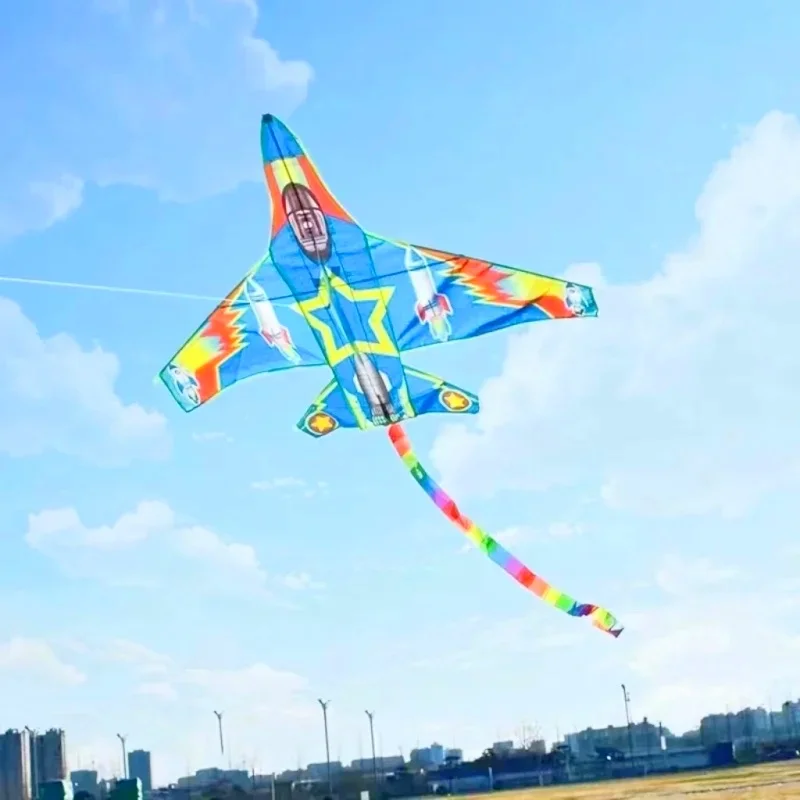 

Plane kites flying for kids ktes string line fighter kite toys for children kite line paragliding equipment kite flying children