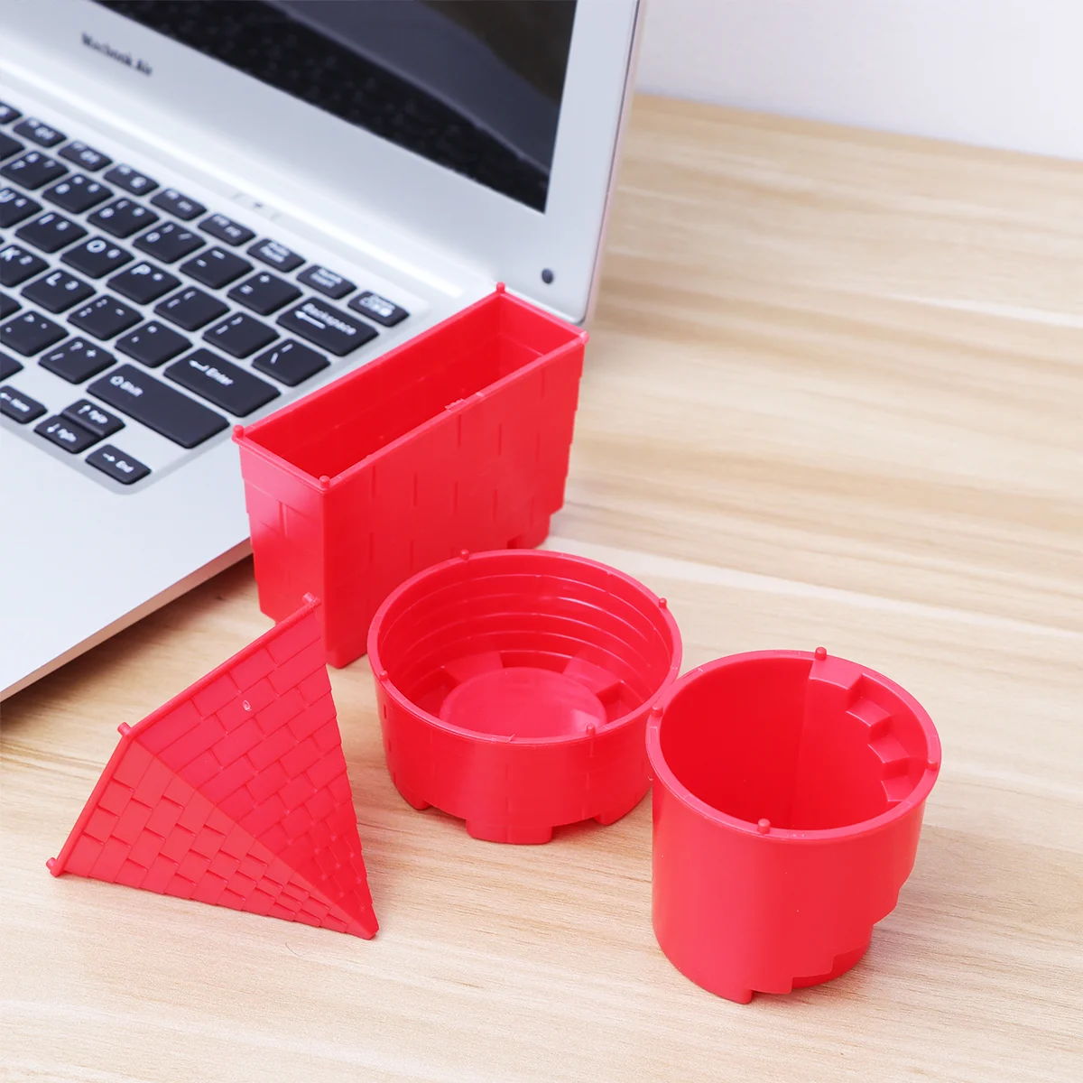 

4 Pcs Toys for Toddlers Boys Beach Sand Childern Space Kids The Bucket Tools Castle Molds Children