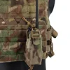 Outdoor Communication Radio Pouch BAOFENG/POFUNG UV5R UV82 Radio Pouch Hunting Tactical Molle Intercom Pouch Walkie Talkie Bag 6