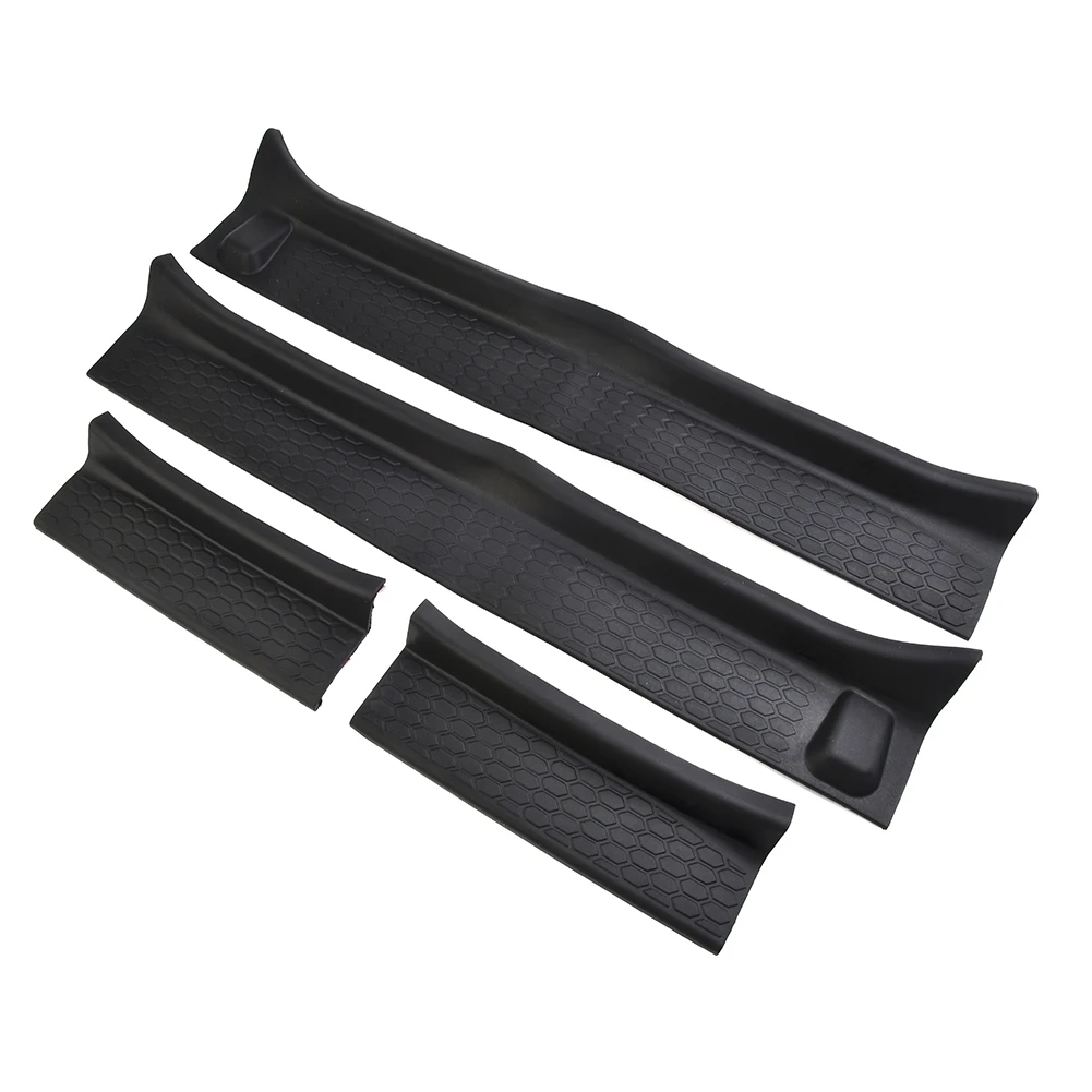 4pcRubberCarDoorEntryGuardsForJeepWranglerJLJTRubiconSport