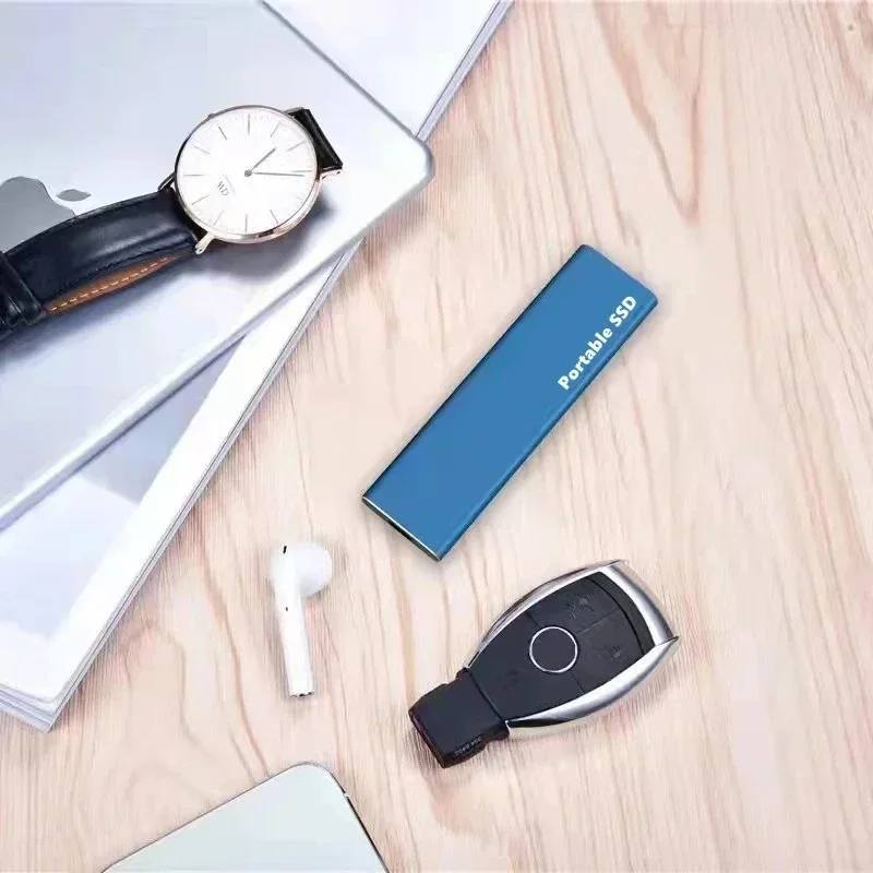 High Speed Portable SSD 1TB External Solid State Drive USB3.1 Type-C Interface Hard Drive Mass Storage Disk for Laptop/Mac/Phone 6