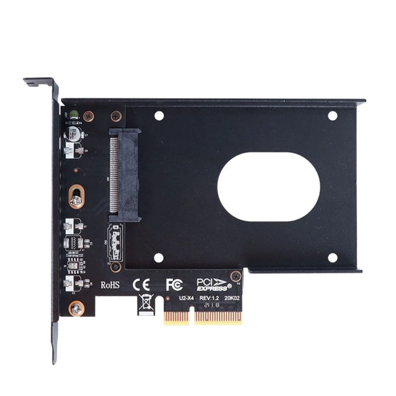 

U2x4 Pcie 4,0 карта адаптера PCIE, карта адаптера X4 U.2, адаптер для компьютера, аксессуары для оборудования PM983