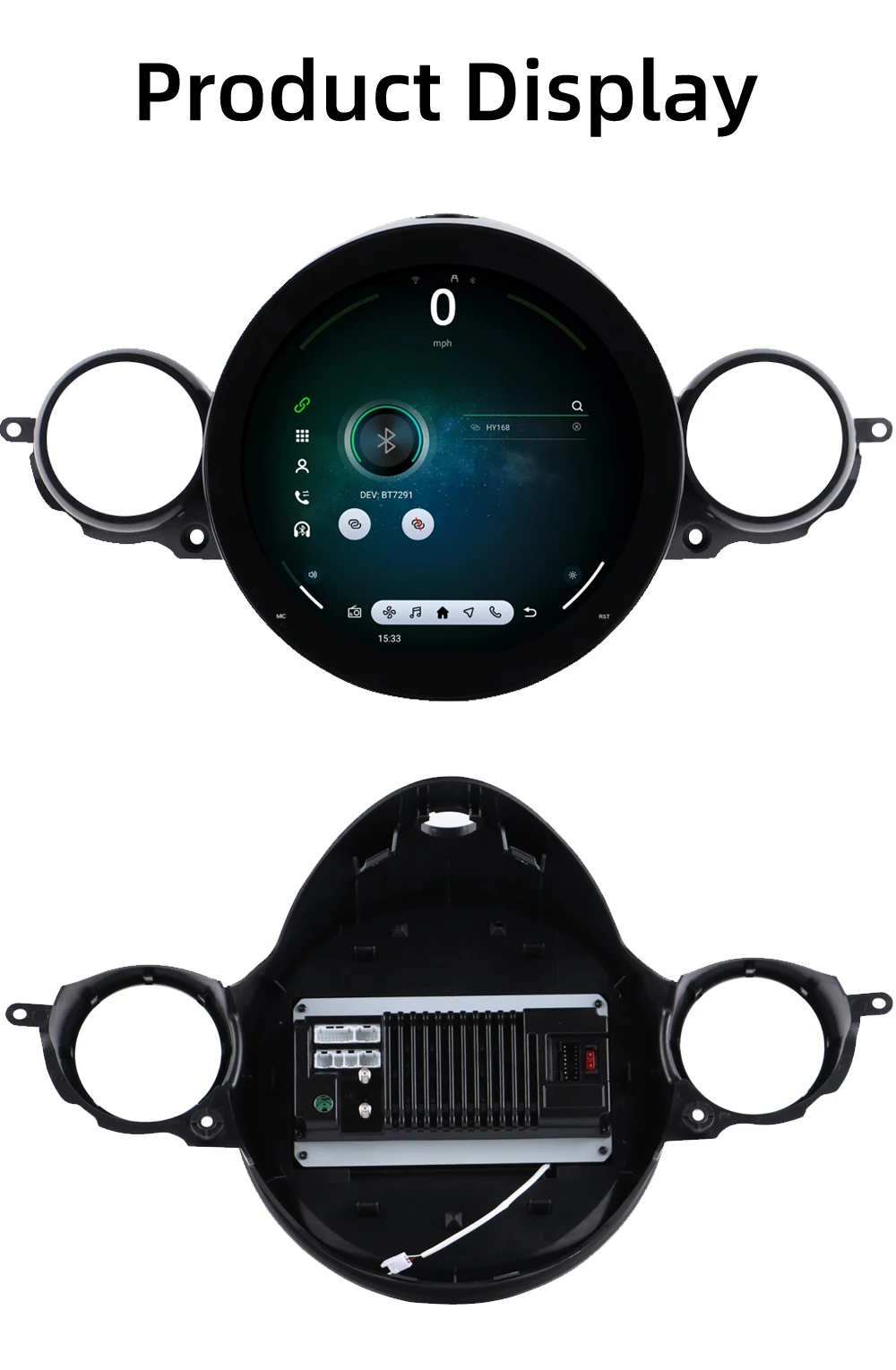 Android 15 Car Radio For BMW MINI R56 R60 2007-2016 Multimedia Player Supports C
