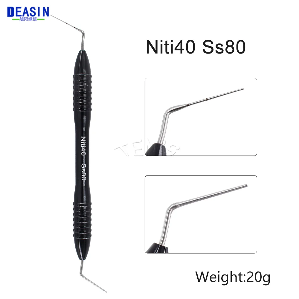 1Pack Dental Gutta Percha Plugger Gutta Percha Filler Stainless Steel 70# 80# 100# Nickel Titanium Needle Endodontic Root Canal 4
