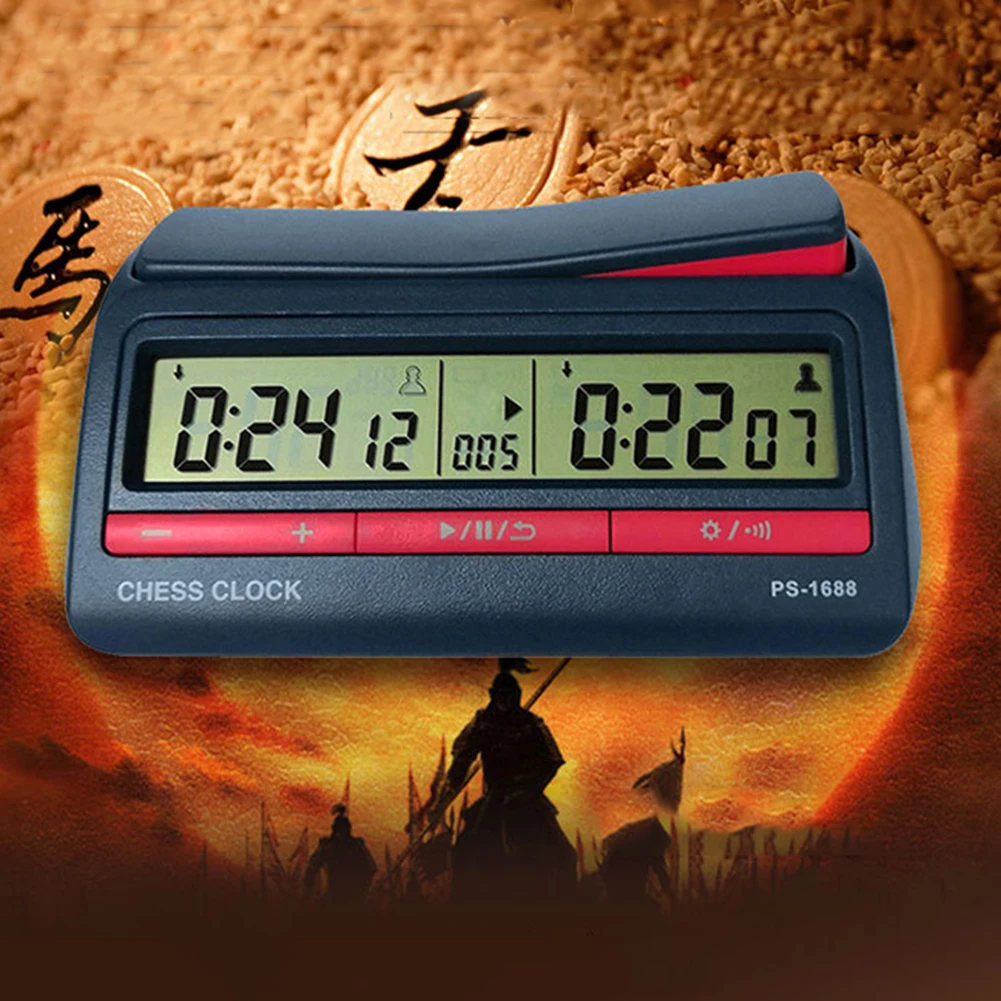 Stopwatch Board Clock Professional Digital Chess Clock Plastic Battery Powered Multifunctional Lightweight for Training Teaching