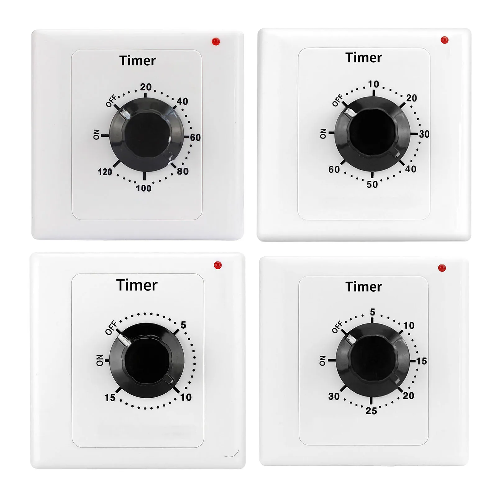 Advanced Digital Timer Control Switch - Electronic Countdown Controller, AC250V 15A