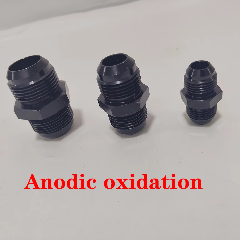 Male AN4 AN6 AN8 AN10 AN12 Same model on both endsThread Straight Fuel Oil Air Hose Fitting Male Adapter Car Auto Accessories