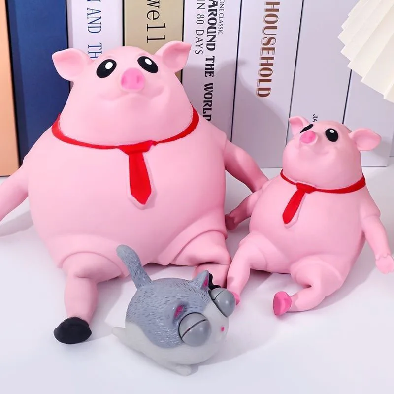 

Animals New Cute Squeeze Pink Pigs Antistress Toy Squeeze Lovely Piggy Doll Stress Relief Toy Decompression Birthday Kids Gifts