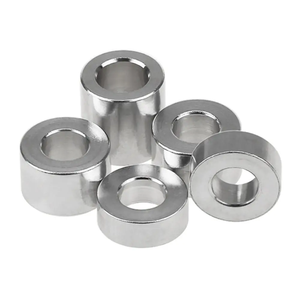 Description Picture 6 of item20Pcs/Pack Non-threaded Bushing Gasket Round Flat Aluminum Alloy Washer CNC Sleeve M3 M4 M5 For RC Model Part Stand-off Spacer