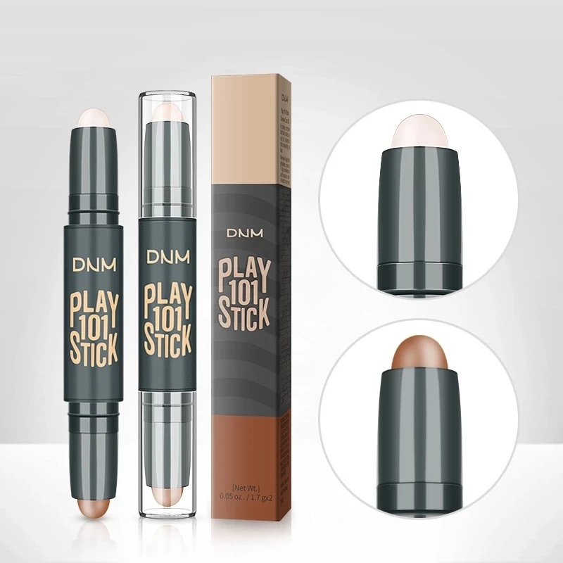 Double-end Face Concealer Pen Foundation Highlighter Contour