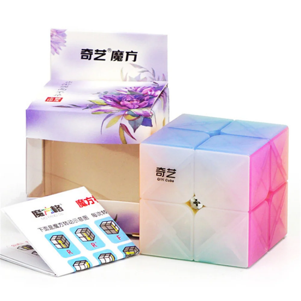 Волшебный куб QiYi Warrior W Warrior S 3x3x3 с парусом, профессиональный пазл Qidi 2x2x 2 скорости 2x2 3x3, обучающие игрушки