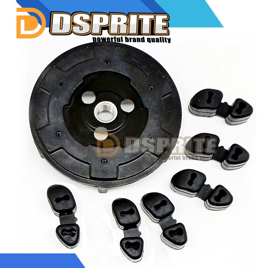 6SEU14C VW Skoda Octavia Suberb 용 A/C 압축기 클러치 풀리 1K0820803N 1K0820803QX 5N0820803 1K0 820 859T 447260-1706