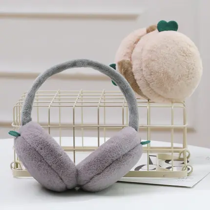 Faux Rabbit Fur Fexible Adjustable Plush Earmuff Baby Cache Oreilles Child Ear Muffs Earmuffs For Girls Warmers Wint