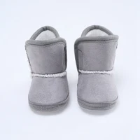 Baby Winter Padded Cotton Shoes Baby Solid Color Soft Sole Toddler Shoes Baby Snow Boots 0-2 Years Old 2