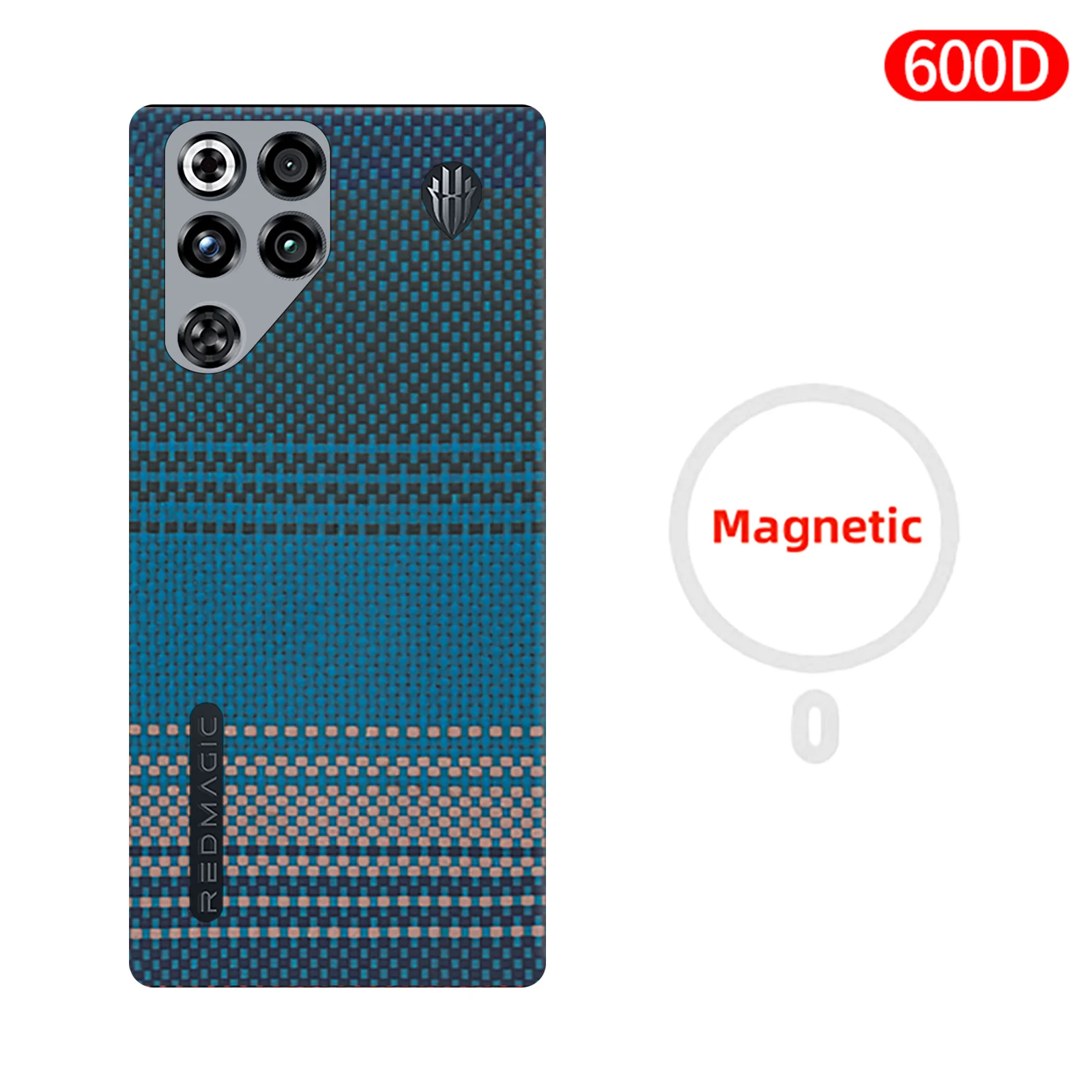 Carbon Fiber Ultra-Thin Phone Case with Aramid Fiber and Magnetic Protection