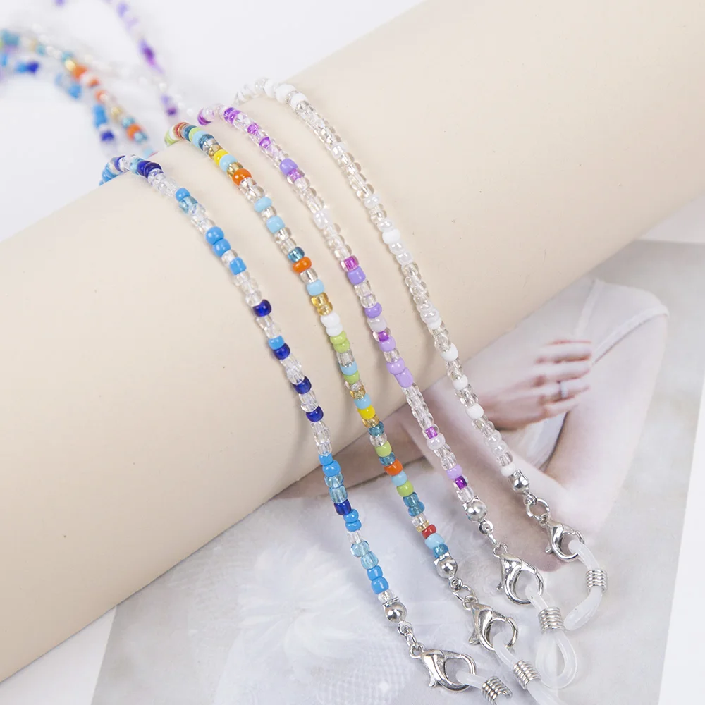 New Fashion Women Reading Glasses Chain Retro Beads Eyeglass Sunglasses Spectacle Cord Neck Strap String Mask Chain Eye Wear - 2