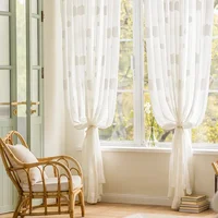 White Clouds 3D Tulle Curtain for Kitchen Drapes for Wedding Drape Home Decor 2025 New Curtains Living Bedroom Childrens Room 1
