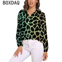 S.H ARAB SHOP قميص نسائي ربيعي قصة الفهد 1