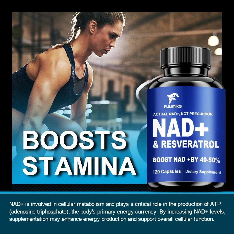 Nad Supplements Resveratrol Vitamin B3 Supports Cellular Health