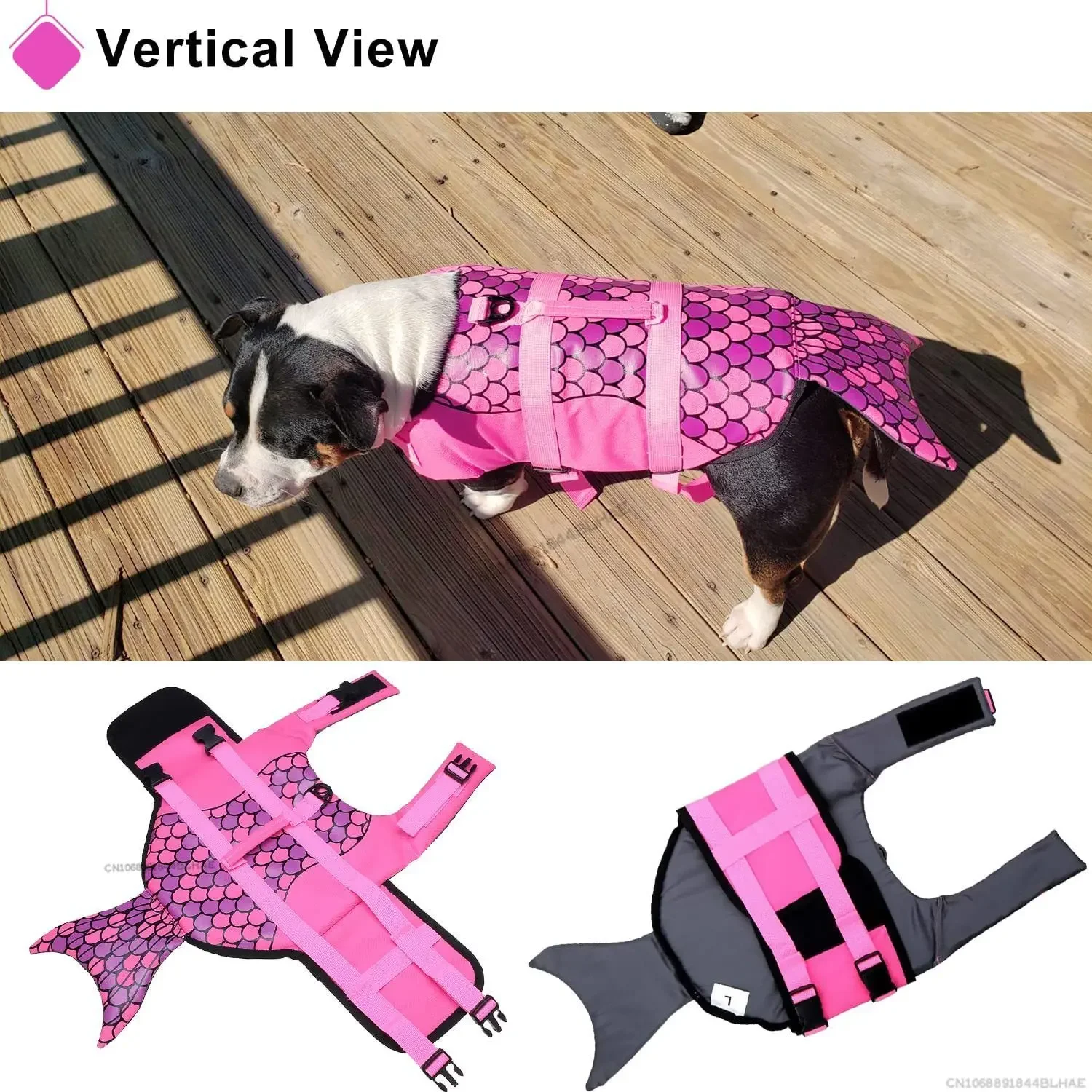 犬用ライフジャケット,クリッピング,サメのベスト,救助用