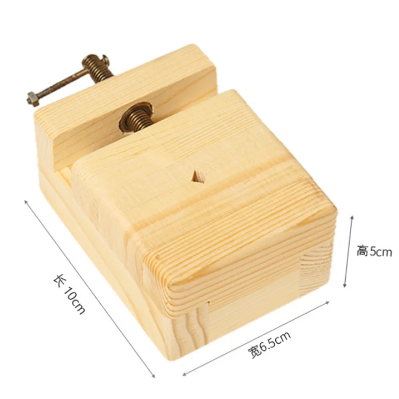 DIY Mini Wooden Flat Pliers Vise Clamp Table Bench Vice Seal Hand Tools For Woodworking Carving Engraving Tools Home Accessories carving tool
