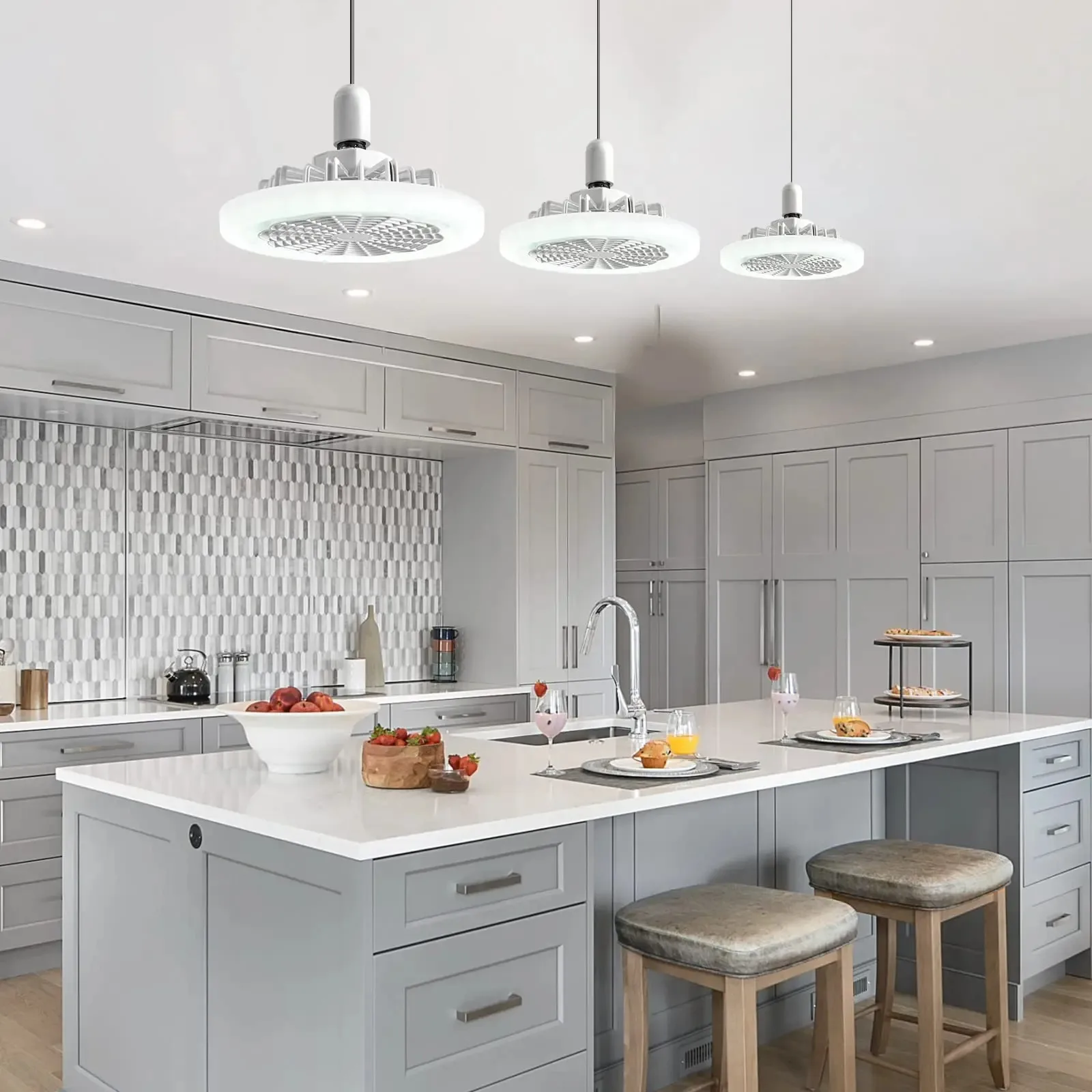 Description Picture 4 of itemIRALAN Modern Ceiling Fans With Remote Control and Light LED Lamp Fan E27 Smart Silent Ceiling Fans For Bedroom Living Room