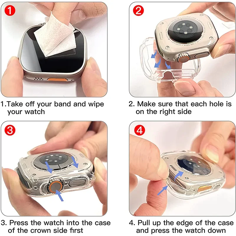Enhanced TPU Protective Case with All-Round Anti-Drop Glass Cover