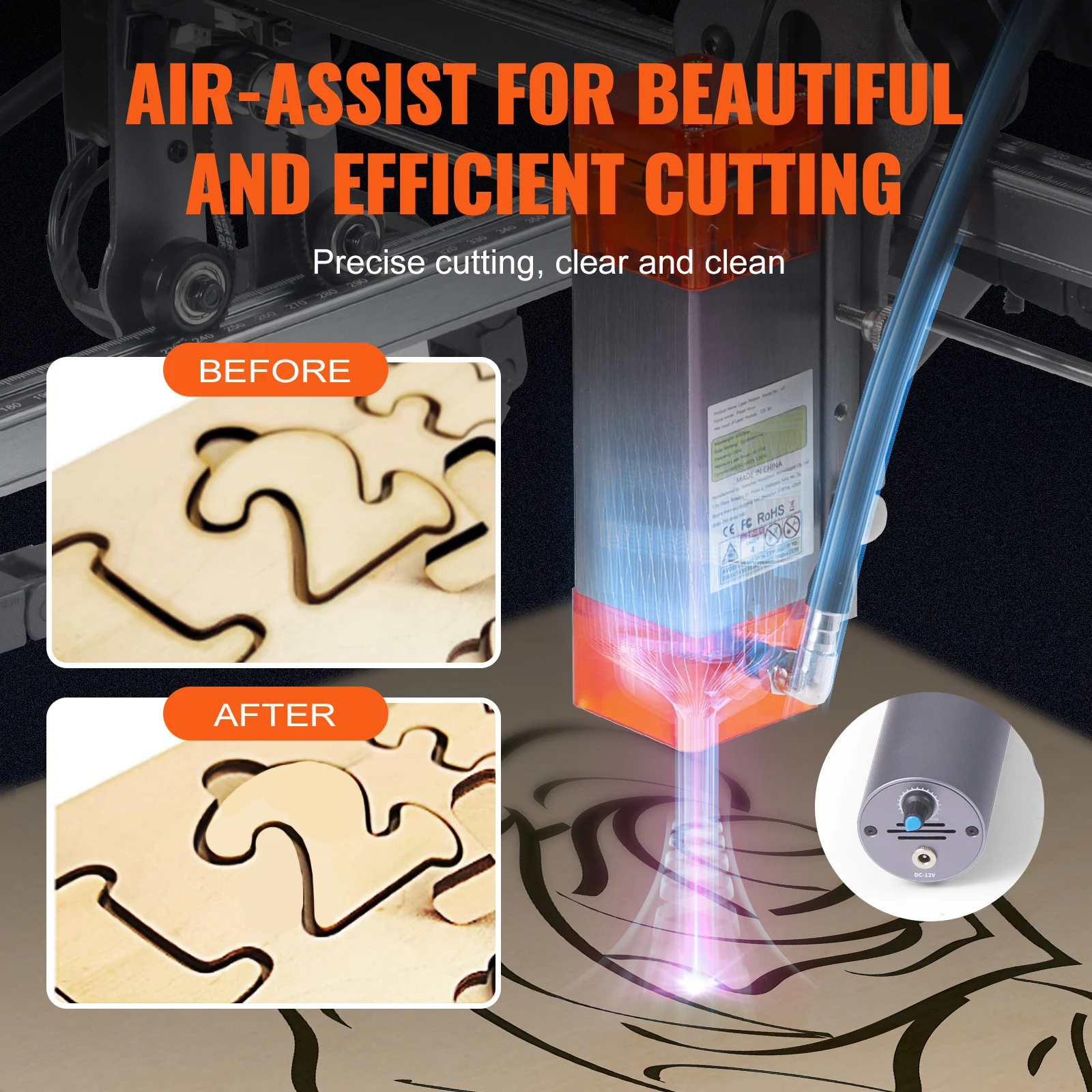 Laser Engraving Machine for Wood and Metal DIY Projects