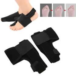 2Pcs 1Pair Toe Separator Bunion Splint Straightener Corrector Foot Pain Relief Hallux Valgu Corrector Aluminum Bar Fixed Support