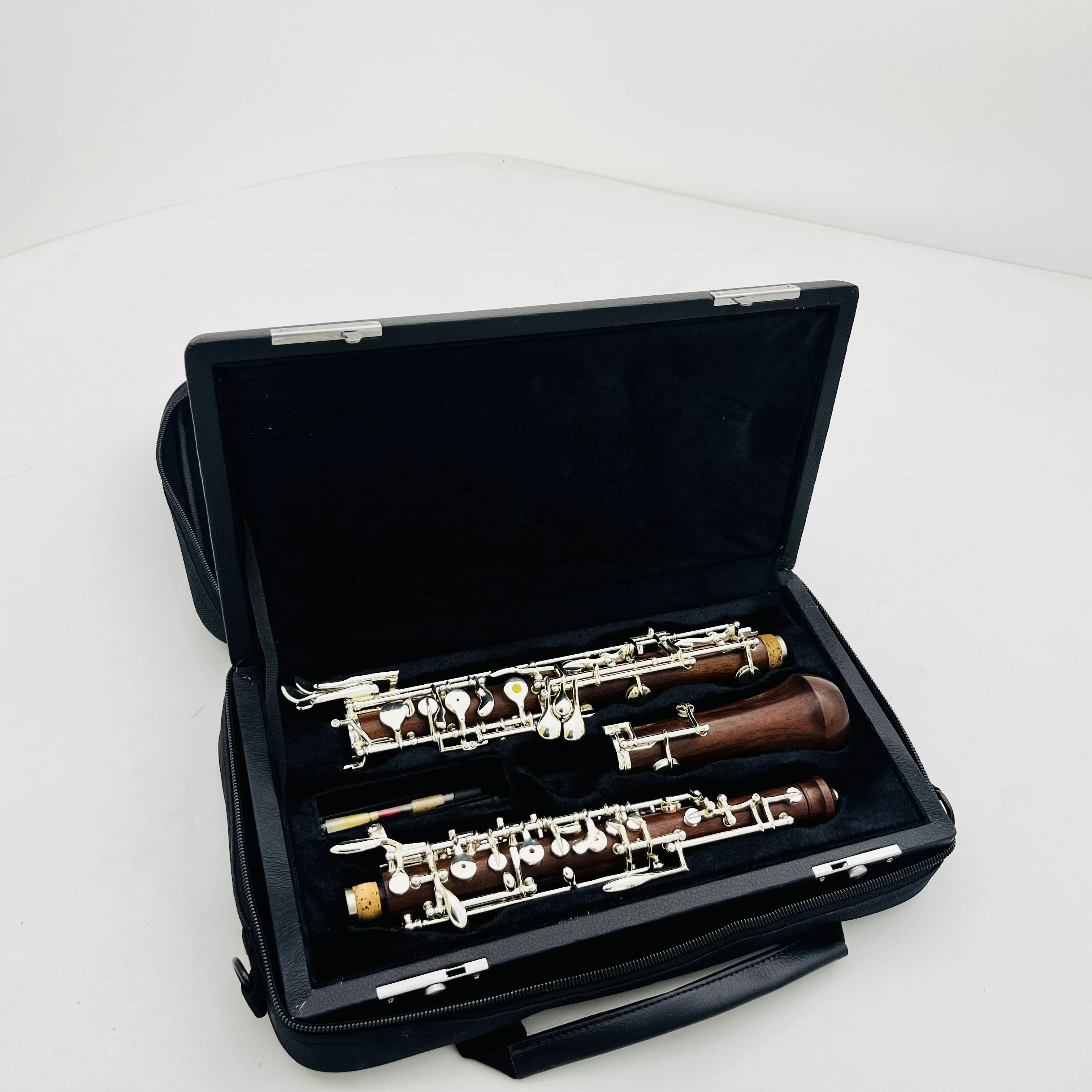 Real Pictures C Tune Oboe Red Ebony Wood Professional Performance With Case