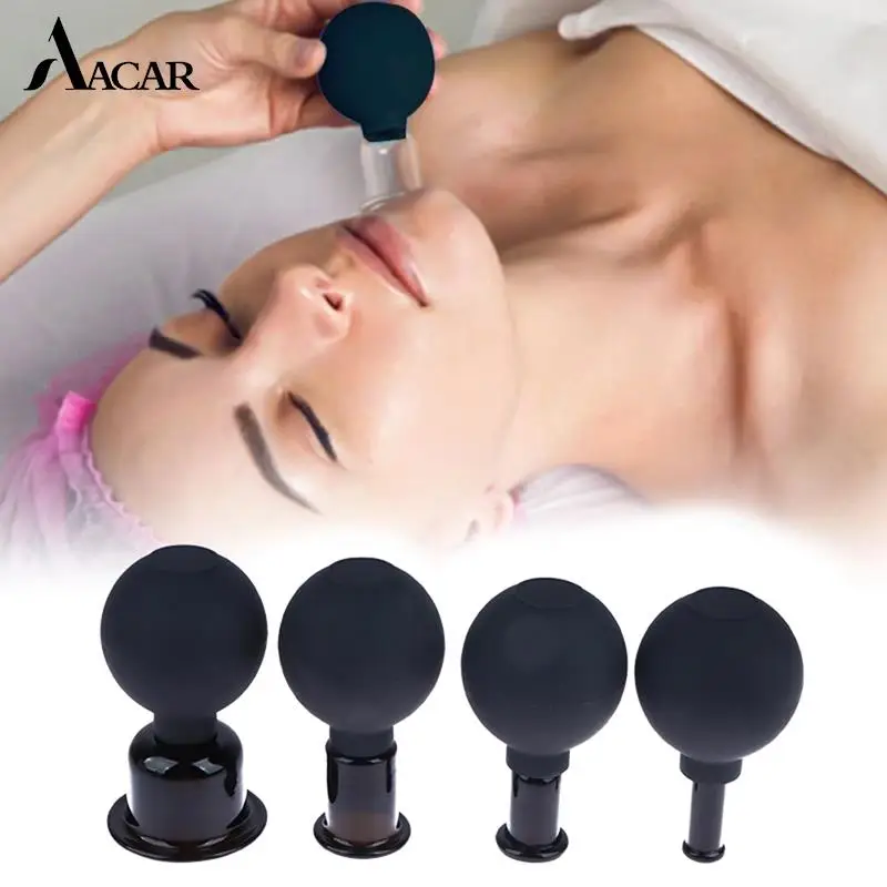 

Face Skin Lifting Rubber Face Massager Vacuum Cupping Anti Cellulite Cup Facial Cups Anti-Wrinkle Cupping Therapy Facial Tool