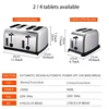 PBOBP Bread Toaster For Sandwiches Waffle Maker Electric Kitchen Double Oven 220V Mini Toaster Hot Air Convection 2