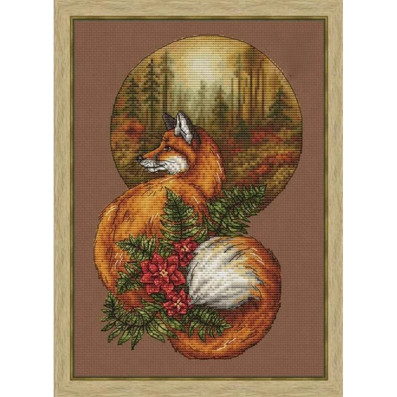 

ZZ8380 DIY Homefun Cross Stitch Kit Packages Counted Cross-Stitching Kits New Pattern NOT PRINTED Cross stich Painting Set