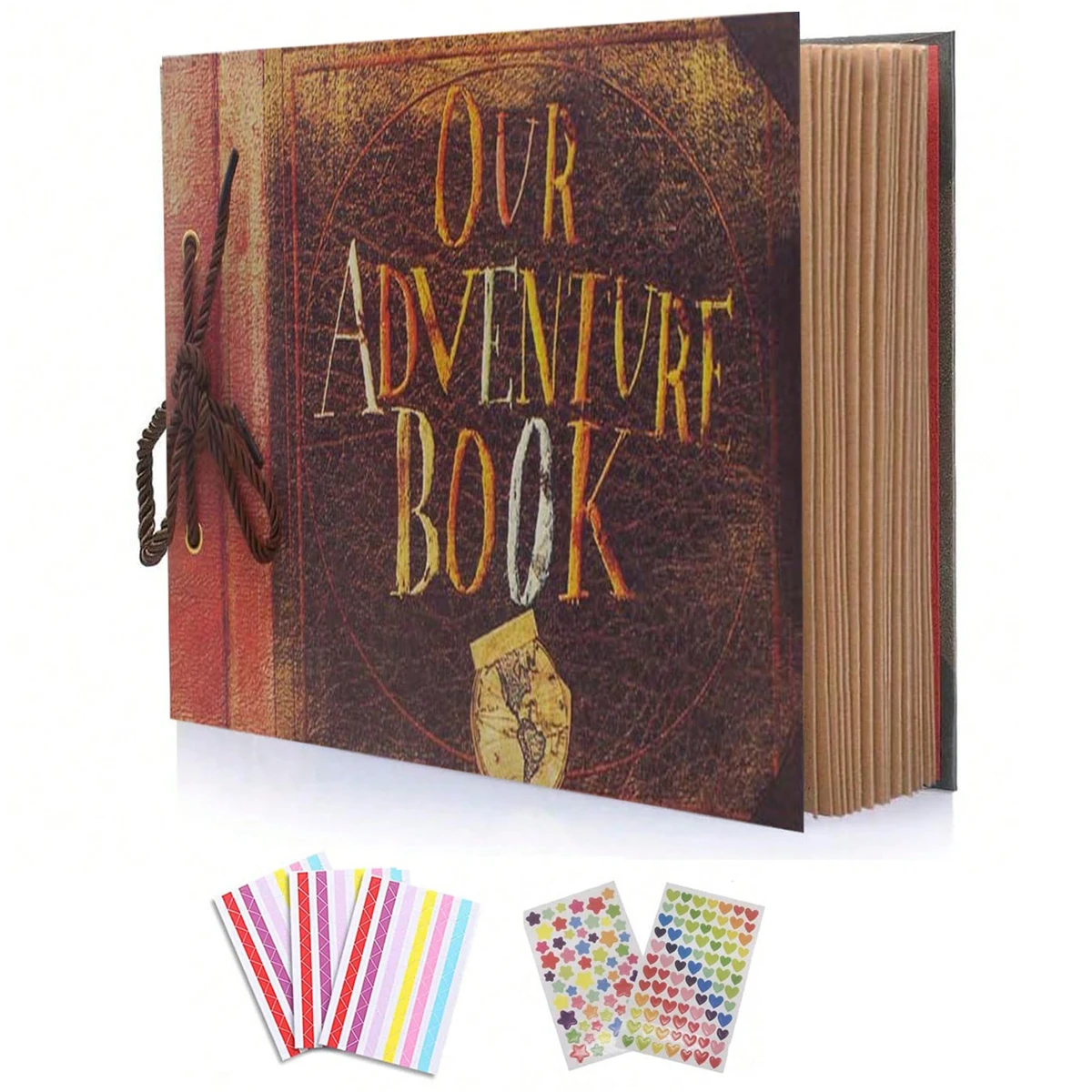 Libro Avventura Fai Da Te Ispirato A UP – 40 Pagine, Copertina Rigida, 26,9x18 Cm Per Foto E Ricordi