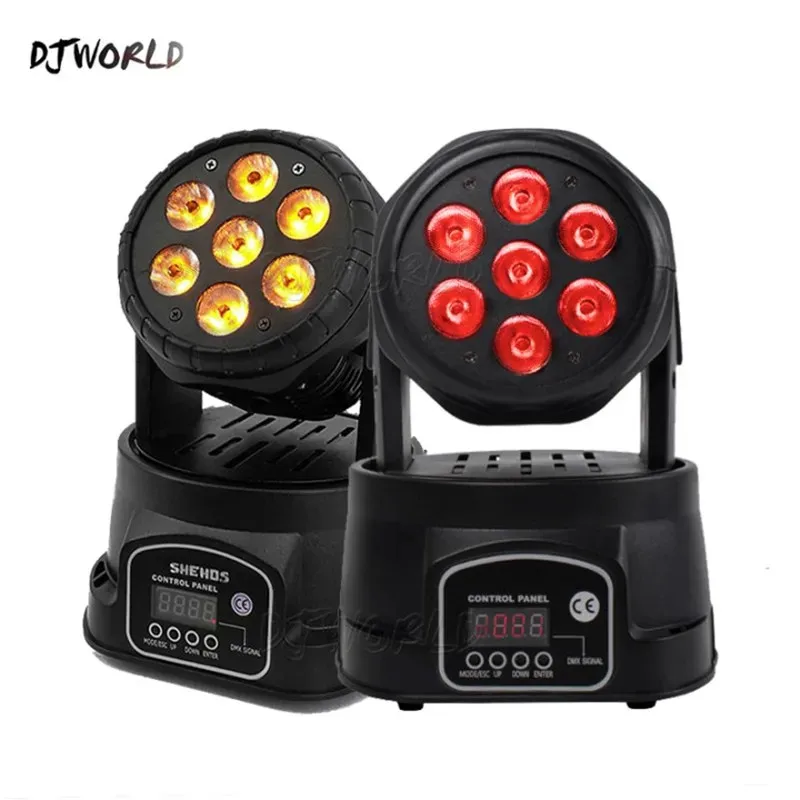 Foco Fiesta Disco Cabeza Movil Robotico Par 7 Led Rgbw Dmx – Factorynet