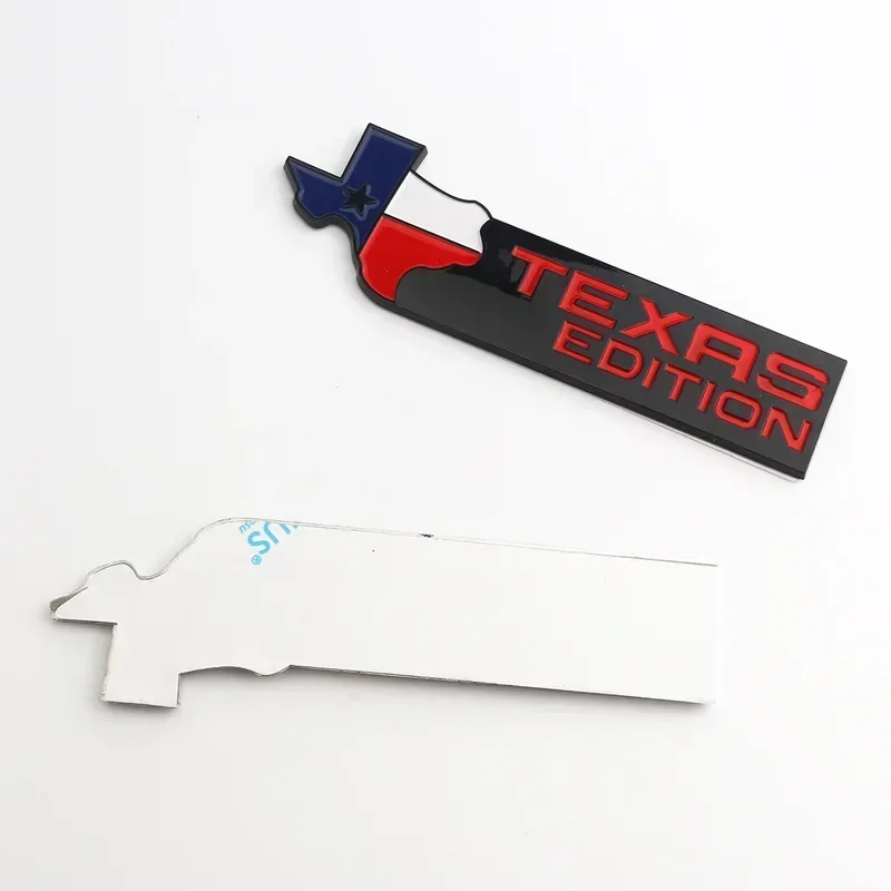 1pcs x 3D ABS 텍사스 에디션 Lone Star FENDER 엠블럼 배지 CHEVY SILVERADO GMC SIERRA 트렁크 스티커 데칼