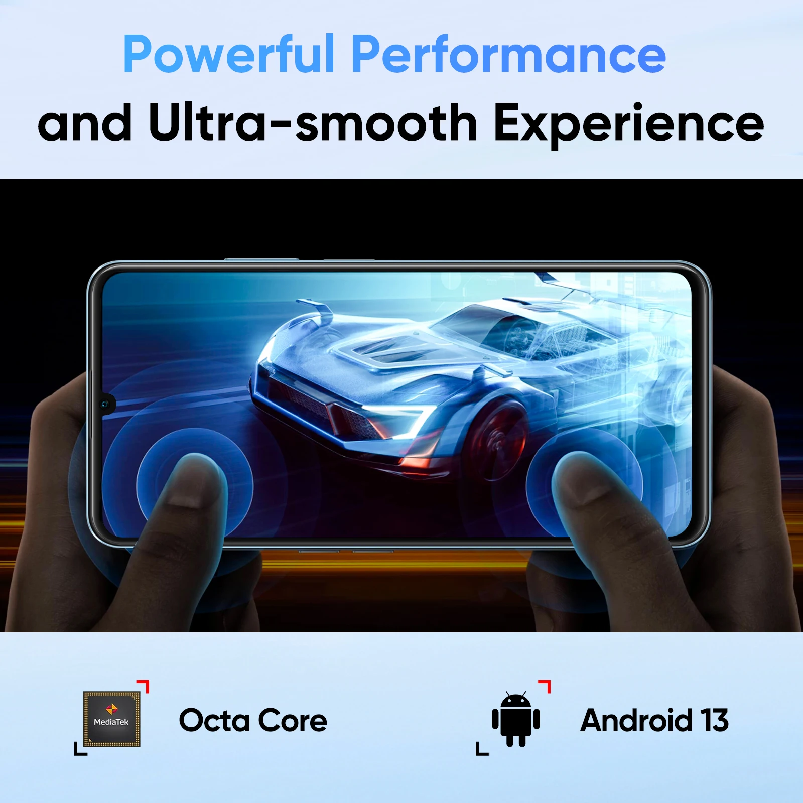 realme Note 50 6.74'' Large Display Screen Powerful 8-Core