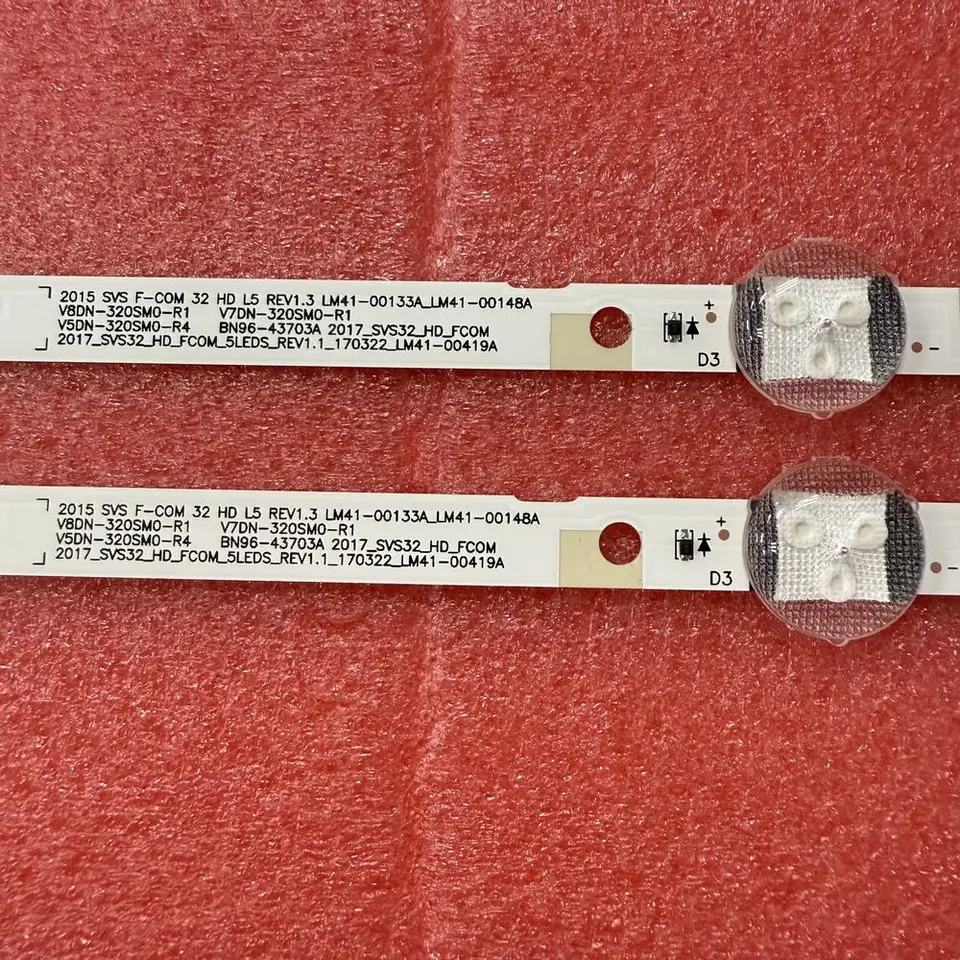 KIT 2 BARRE STRIP LED TV SAMSUNG D3GE-320SM0-R2 BN96-27468A UE32EH4003W - By AGS Electronics Srl