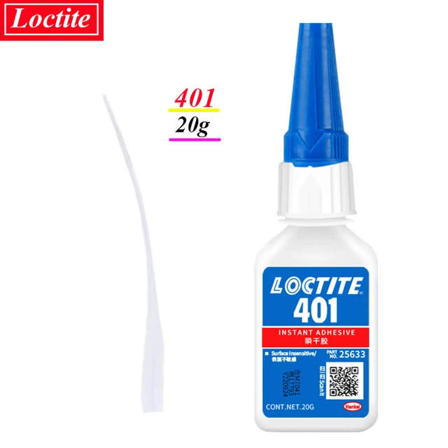 500g 20g 50g Loctite 401 Super Glue Instant Adhesive for Plastic Ceramic  Wood Metal Bonding Multi