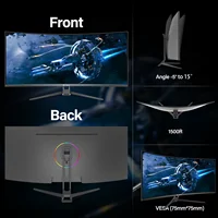 34 CRUA Gaming Monitor 34-inch Curved Ultrawide WQHD Monitor 3440 x 1440 R1500 Ultrawide Computer Monitor 144Hz VA Panel Display - Image 5