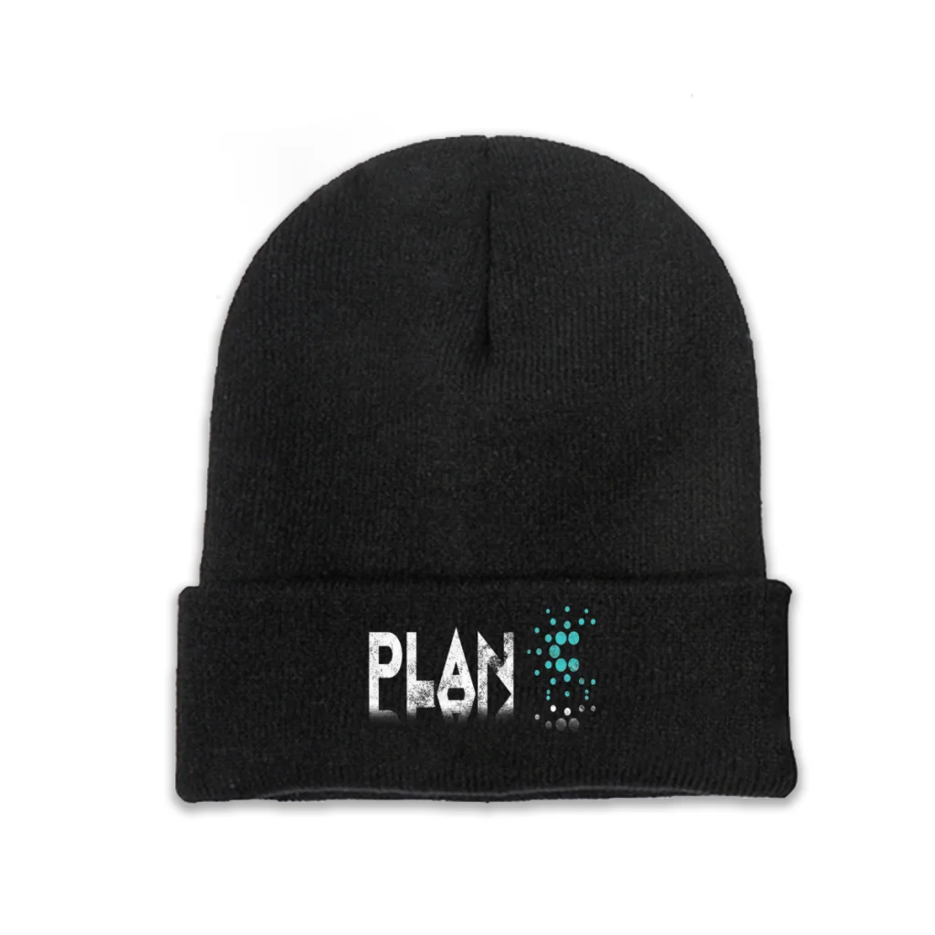 

Plan Knitted Skullies Bonnet Cryptocurrency Cardano Outdoor Winter Warm Beanie Unisex Caps Adults Elastic Hats