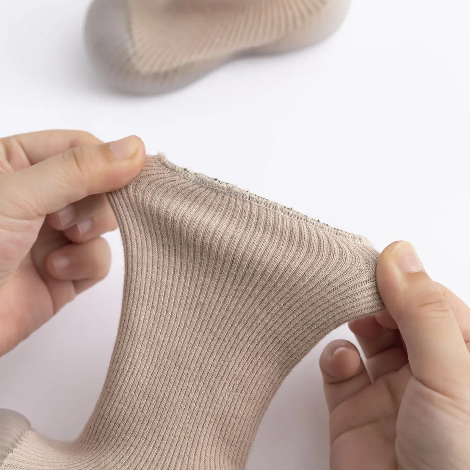 0-3T Newborn First Walkers Baby   Floor Socks Kids Knit Soft Sole Prewalker Infant   Fleece Warm Winter Anti-Slip Crib Shoes