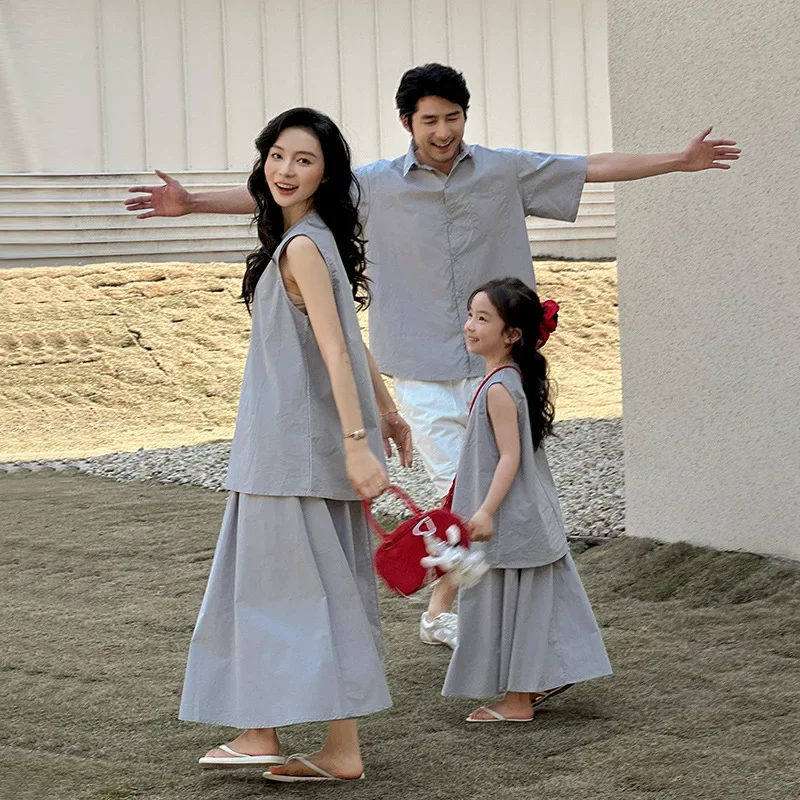 Family Outfits Matching Outfits For Mom Dad And Baby Girl Family