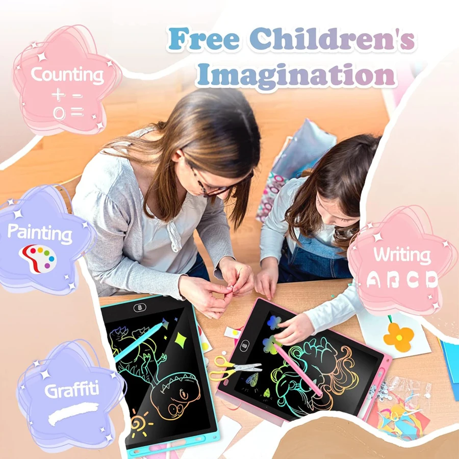 Colorful LCD Drawing Board for Kids – Electronic Writing and Painting Pad, Creative Toy for Children