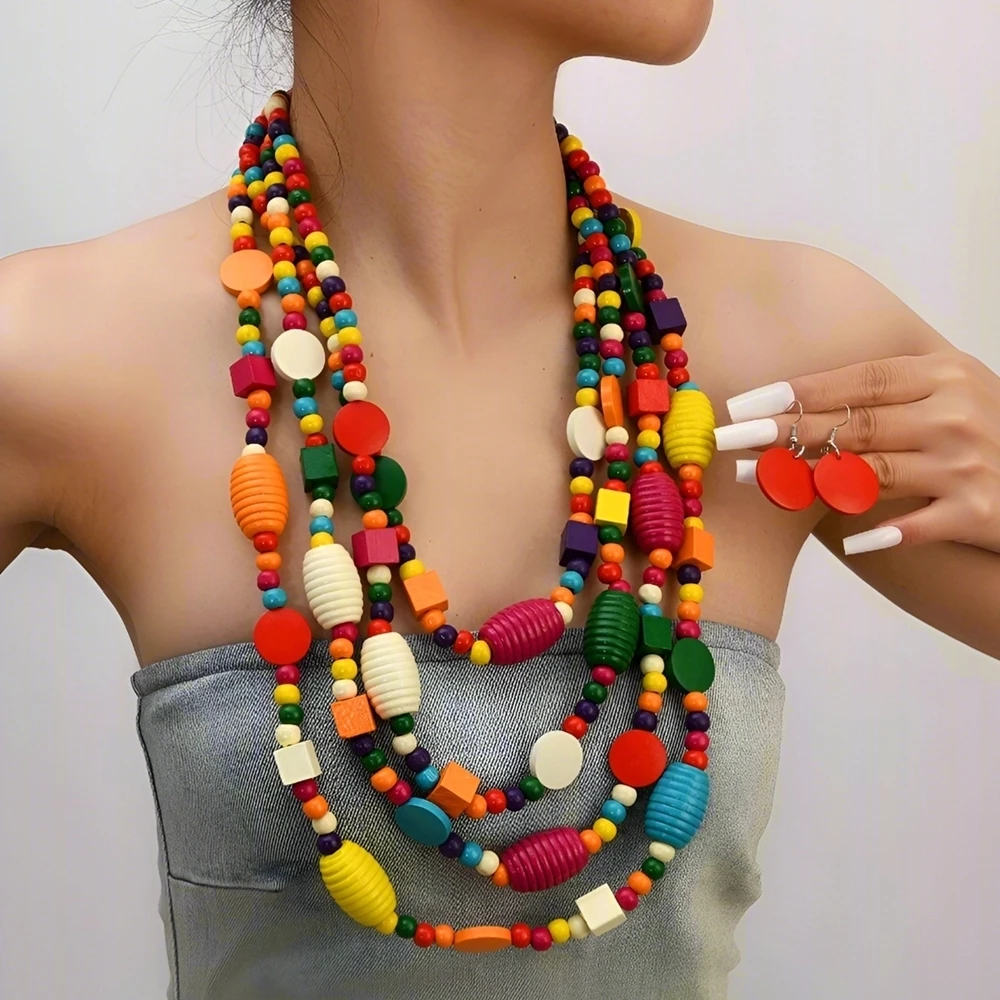 Bohemian African Jewelry Set Image 2