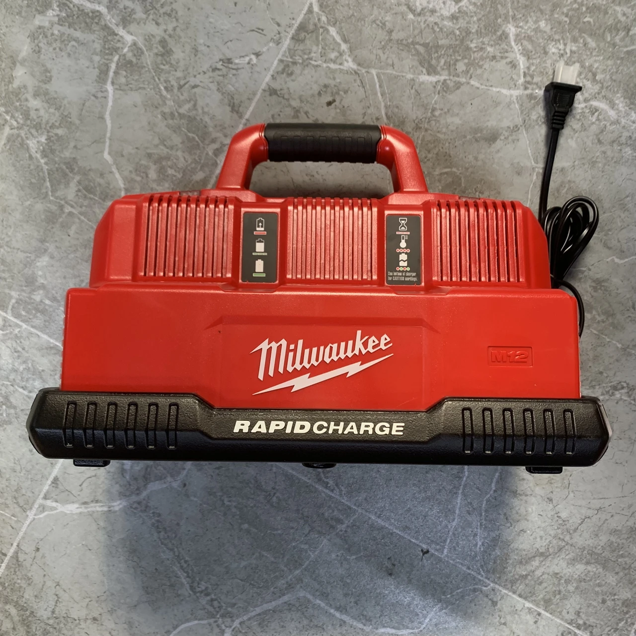 Milwaukee 48-59-1807 M12 18C3 12V and 18V Rapid 6-Battery Charger 