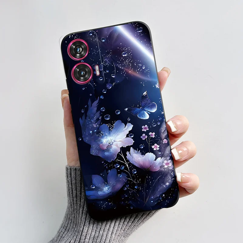 Silicone TPU Fashion Love Heart Cartoon Shockproof Phone Case for Motorola Edge 50 Fusion