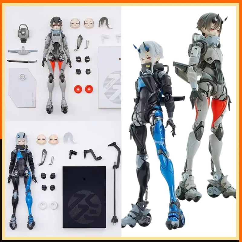

17.5cm Max Factory Motored Cyborg Runner Figure Collection Sentinel Ssx 155 Techno Azur Anime Movable Action Figures Model Toys
