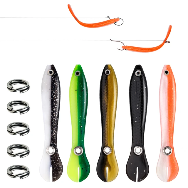 1PCS Soft bait 100mm/6.5g Bionic fish Lure Dying Fish Rubber Shad  Artificial Bait Twitching