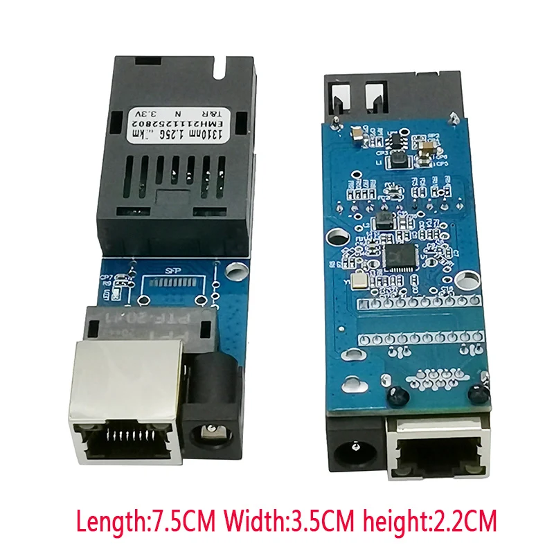 Mini media converter 1 port fiber 1 rj45 Fiber switch 1G1E gigabit optical fiber